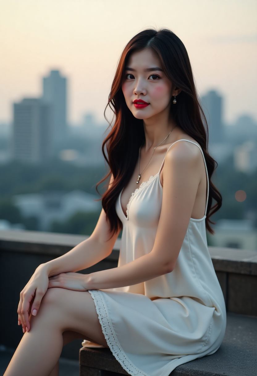 橘色黄昏